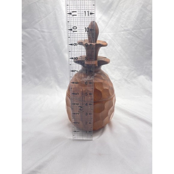 VTG carved wood pineapple - Picture 11 of 12